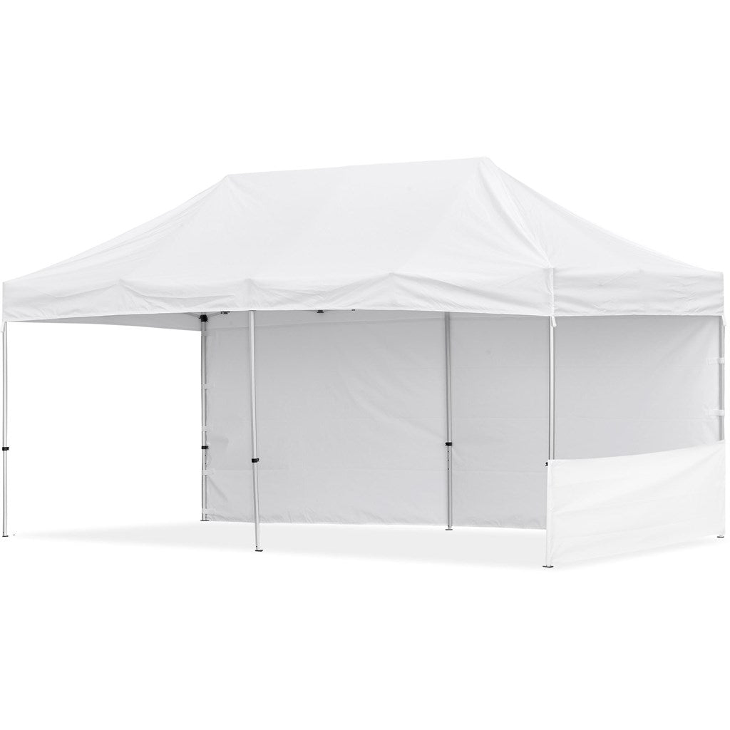 Coated Steel Sublimated Gazebo 6m x 3m - 1 Short Half-Wall Skin - 1 Long Full Wall Skin