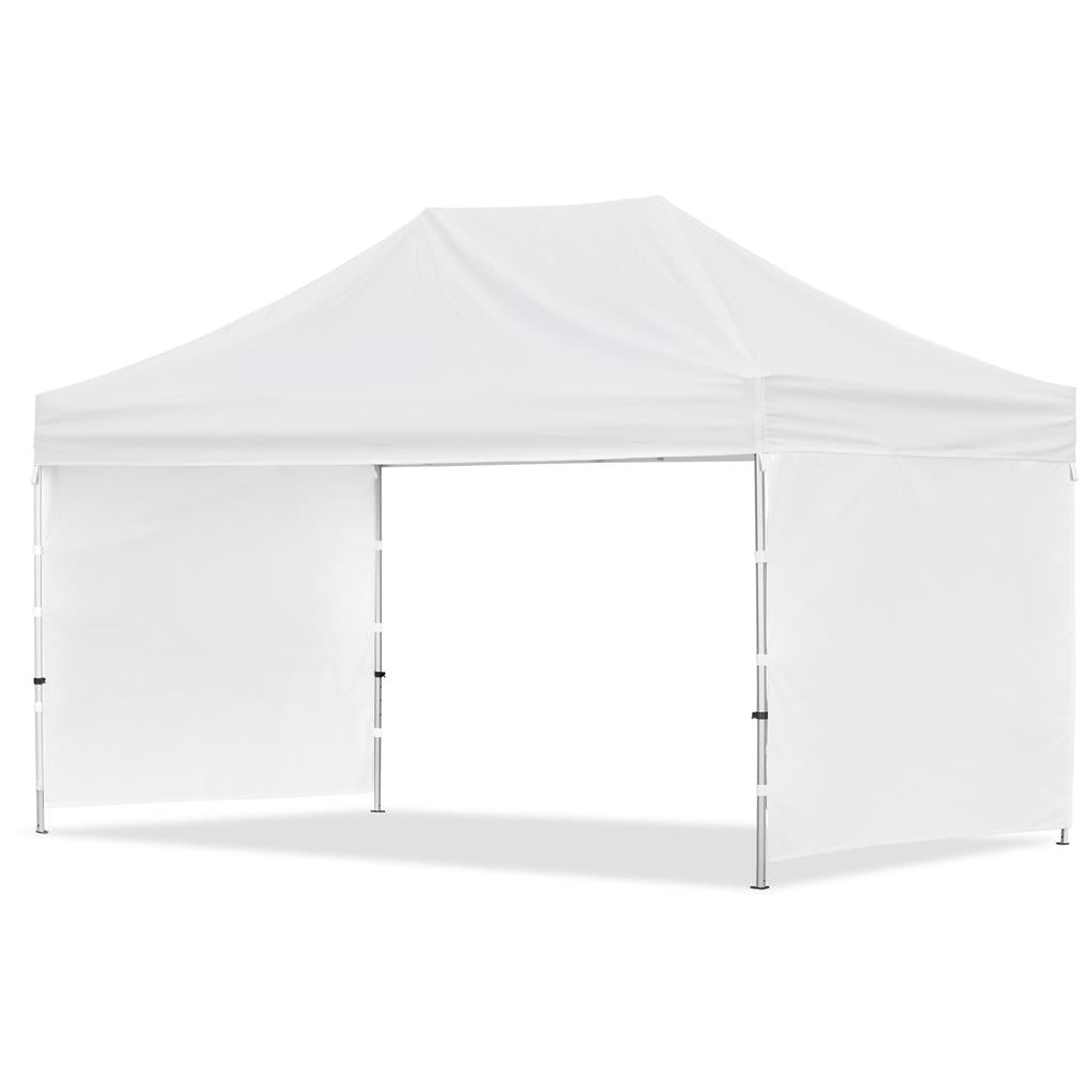 Coated Steel Sublimated Gazebo 4.5m x 3m - 2 Short Full-Wall Skins