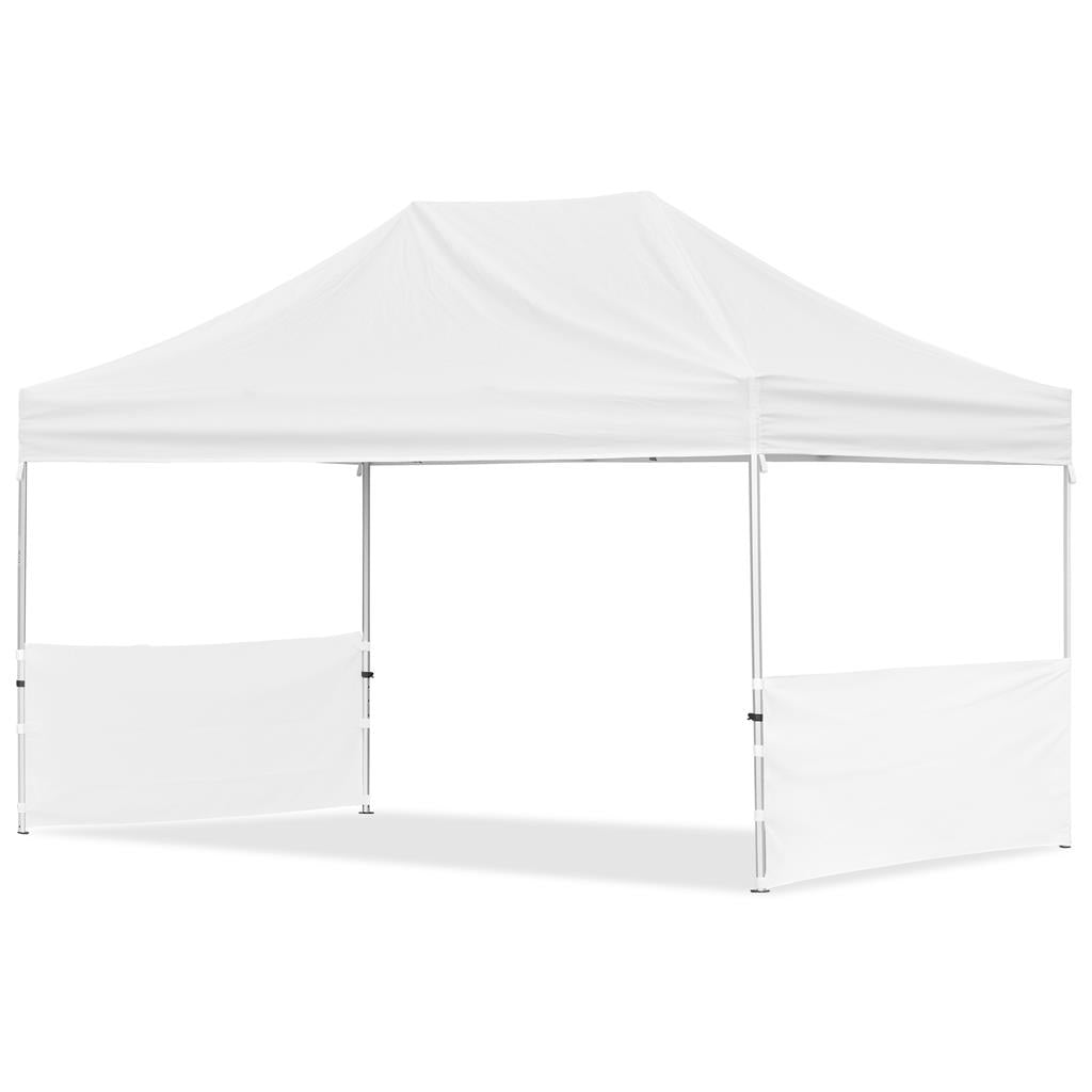 Coated Steel Sublimated Gazebo 4.5m x 3m - 2 Short Half-Wall Skins